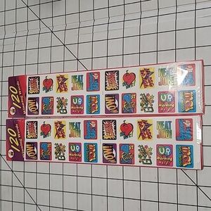 Lot of 2 '120 Winning Words'‎ Stickers by Carson Dellosa Publishing NWOT